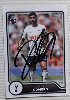 Cristian Romero Tottenham signed