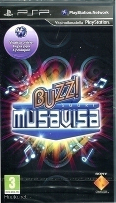 * BUZZ Suuri Musavisa PSP Sinetöity Lue Kuvaus