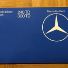 Käyttöohjekirja Mercedes-Benz S123 240 TD - 300 TD 1980 W123 - pikkukuva 1