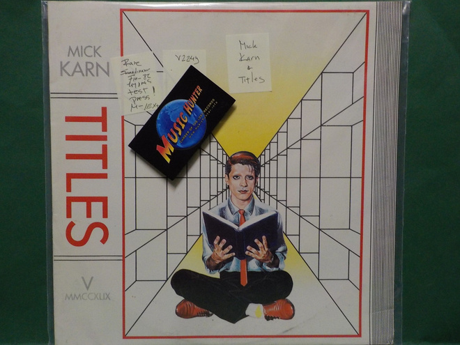 MIKE KARN - TITLES - FIN82 1ST.PRESS, TEST PRESS M-/EX+ LP