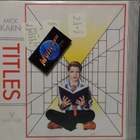 MIKE KARN - TITLES - FIN82 1ST.PRESS, TEST PRESS M-/EX+ LP - pikkukuva 1
