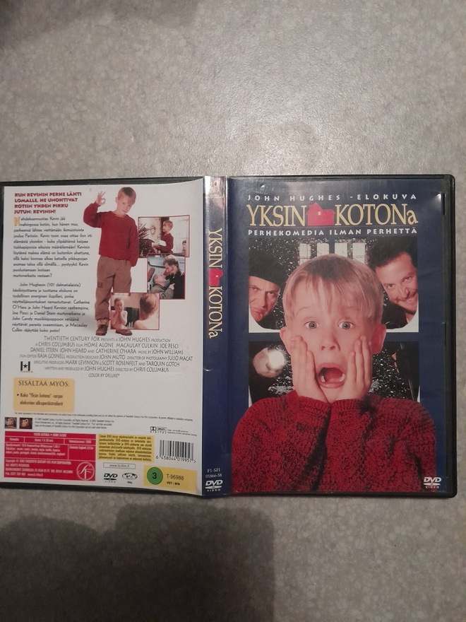 Yksin kotona dvd,john hughes