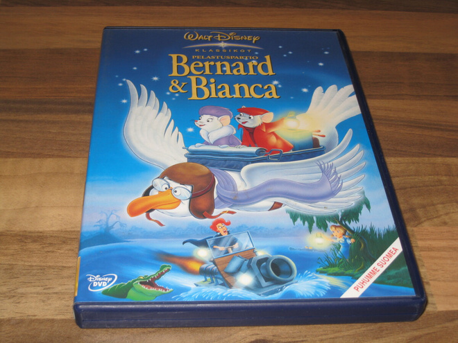 Pelastuspartio Bernard & Bianca dvd