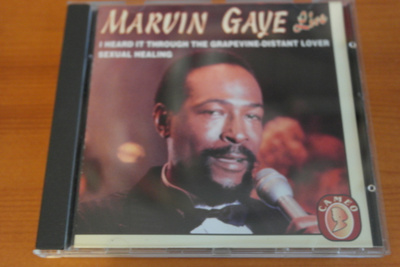 Marvin Gaye Live CD.Hyvä!