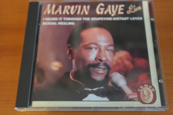 Marvin Gaye Live CD.Hyvä!