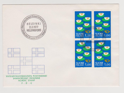 FDC 1977 Pohjola 1.00 mk
