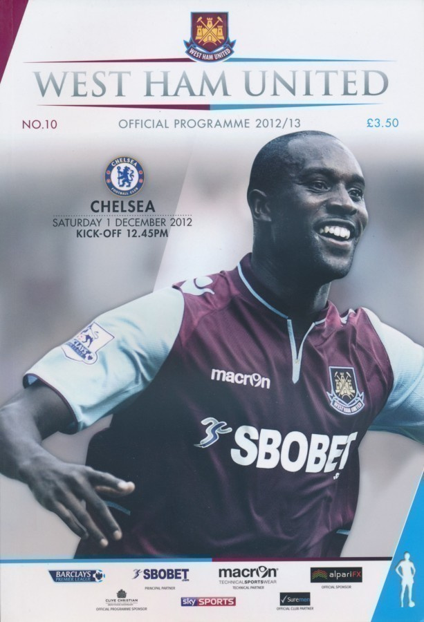 Jalkapallo otteluohjelma West Ham - Chelsea