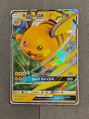 Raichu GX - SM213 - Pokemon Sun & Moon Black Star Promo