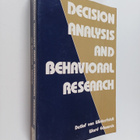 Detlof von Winterfeldt : Decision analysis and behavioral... - pikkukuva 1