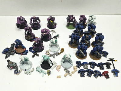 WH40K - 21kpl Space Marine figuureita (Rogue Trader) [K199]