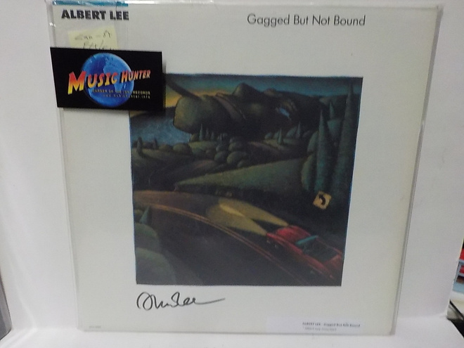 ALBERT LEE - GAGGED BUT NOT BOUND EX+/EX+ LP + NIMIKIRJOITUS