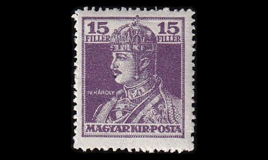 Unkari 214 ** Kaarle IV 15 f (1918)