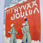 VANHA Sotilaskortti Joulukortti KIVA 1930-l - pikkukuva 1
