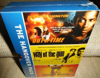 Out Of Time & Way Of Gun & (muoveissa) [3x DVD] (3 elokuvaa)