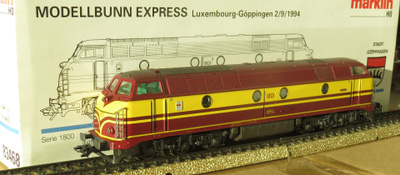 Märklin raskas CFL 1800 dieselveturi