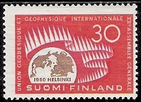 1960 Geodeettis-geofys. kongressi 30 mk ** LaPe 523