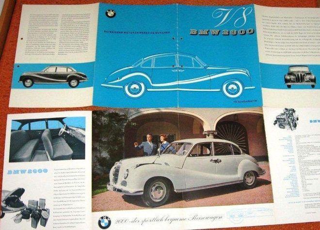 1962 BMW 2600 V8 esite - melkein KUIN UUSI - 8 sivua