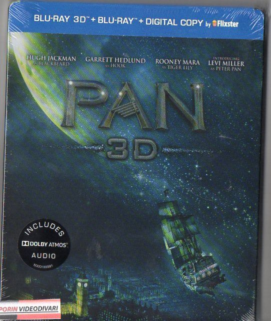 Pan	(1 413)	k	-FI-	BLU-RAY	Steelbook,	(2)	hugh jackman	2015