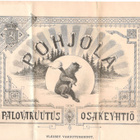 Palovakuutus-yhtiö Pohjola vakuutuskirja 1910 Hämeenlinna - pikkukuva 2