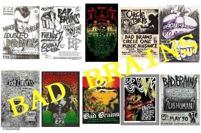 BAD BRAINS -- postikorttisetti   (Upea Lahja!) #1