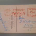 Paulig Paula-tyttö k-52 ruotsinkielinen, postimasukoneen mai - pikkukuva 2