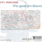 Jim Reeves • The Great  Jim Reeves CD - pikkukuva 2
