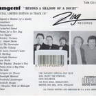 Tangent – Beyond A Shadow Of A Doubt Cd Uk 1998 - pikkukuva 2