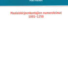 Maalaiskirjeenkantajien numeroleimat 1001 - 1250 - pikkukuva 2