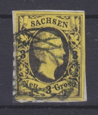 Saksa Reich Saksi1851 Mi 6