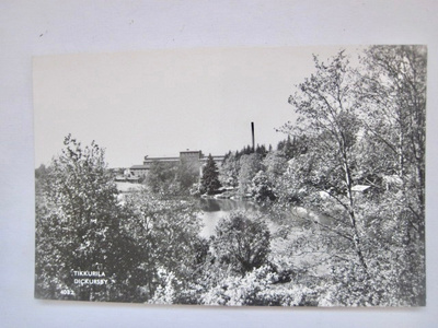 VANHA Postikortti Vantaa Tikkurila 1950-l Alkup.Mallikappale