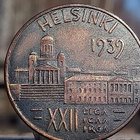 Helsinki 1939. Halkaisija - 29 mm. Valmistajan leimalla. - pikkukuva 5