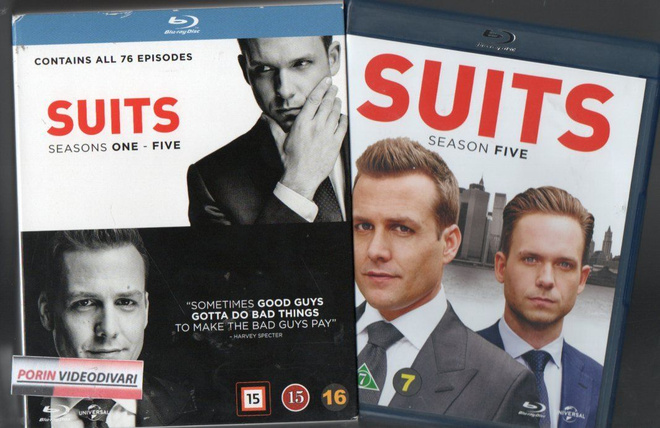 suits 1-5 kaudet	(77 415)	k	-FI-	BLU-RAY	(5kot+p)	(19)			76e