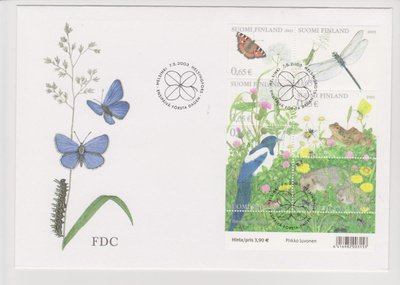 FDC 2003 Kesä pihapiirissä BL31