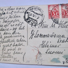 VANHA Kortti Viro Eesti Estonia Tartu Tartto 1927 Suomeen - pikkukuva 2