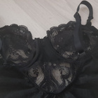 Musta pitsi Bodysuit / Bodystocking / Body - koko S / 34 - pikkukuva 4