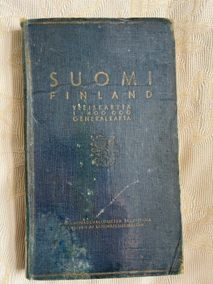 Suomi Finland 1950: Yleiskartta - Generalkarta