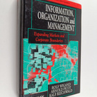 Rolf Wigand : Information, organization and management : ... - pikkukuva 1