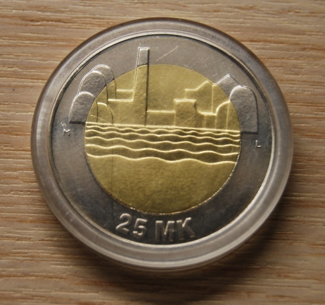 25 Markkaa 1997 Itsenäinen Suomi 80 vuotta