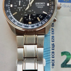 VANHA Kello Seiko Chronograph Waterresistant 10 bar ISO UPEA - pikkukuva 1