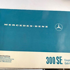 KÄYTTÖOHJEKIRJA  MERCEDES   300SE Coupe/ Cabrio   OLDTIMER. - pikkukuva 1