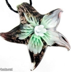 1059 .. Murano Lampwork Taidelasi Meritähti .. Kaulakoru - pikkukuva 1