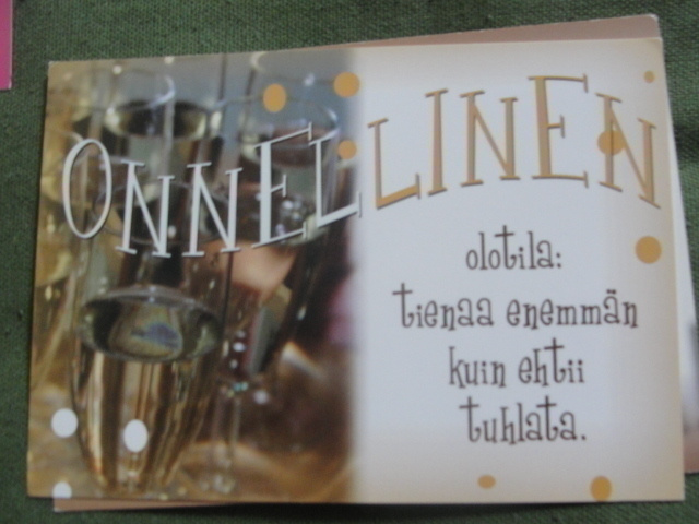 NO 1  - onnellinen - olotila