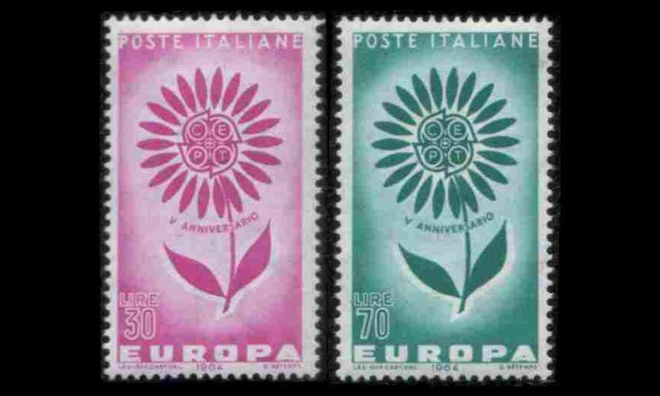 Italia 1164-5 ** Europa (1964)