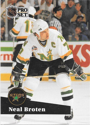 1991-92 ProSet French #112 Neal Broten Minnesota North Stars
