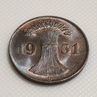 Saksa 1 Pfennig 1931D - pikkukuva 4
