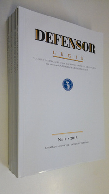 Defensor legis vuosikerta 2013 (6 lehteä)