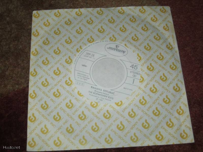 BOOMTOWN RATS - BANANA REPUBLIC - 7" SINGLE - JAPANI