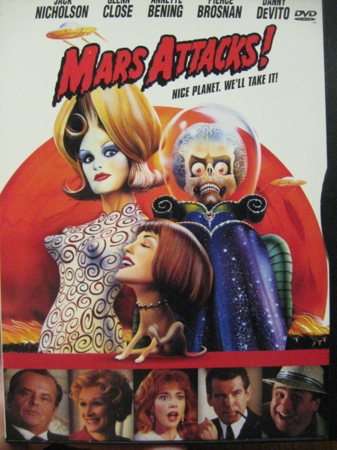 MARS ATTACKS! / MARS HYÖKKÄÄ!  DVD UUDENVEROINEN