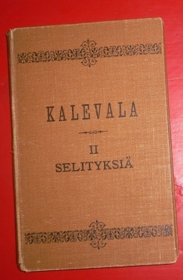 Kalevala  II  Selityksiä   1895 1.p.