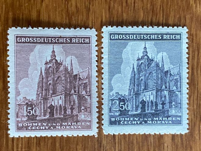 BÖHMEN MÄHREN 1944 PYHÄN VITUKSEN KATEDRAALI 600 VUOTTA**